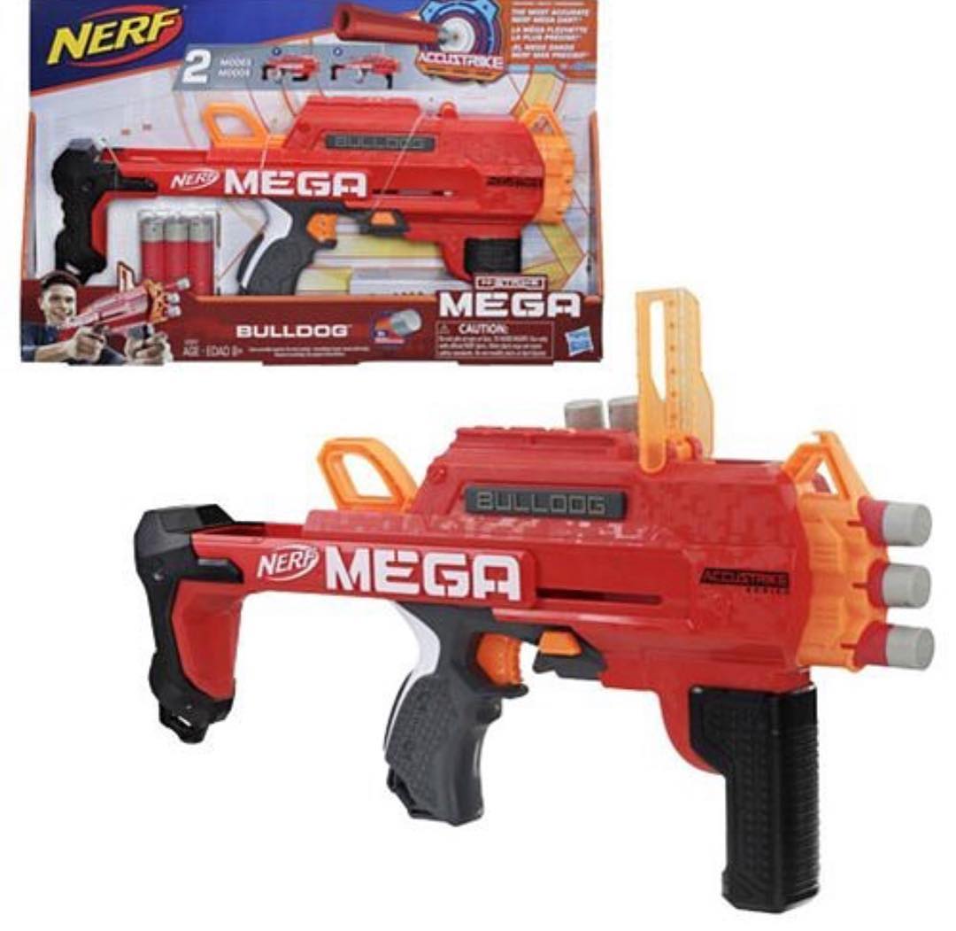 Nerf - Mega Bulldog Pistola - DH22 - Vamos a Jugar