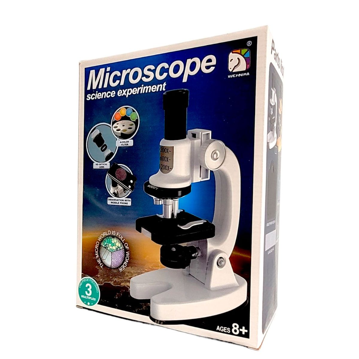 Microscopio niños juego de ciencias