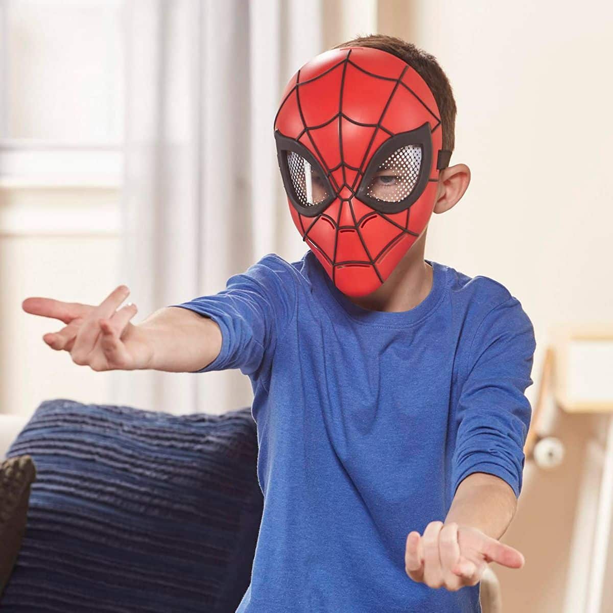 Máscara de héroe de hombre araña