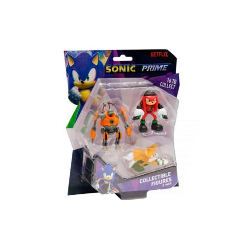 Muñecos Sonic Pack X4 Juguete Figura De 13cm