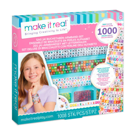 Set Para Armar Pulsera Alfabeto Make It Real Cuentas