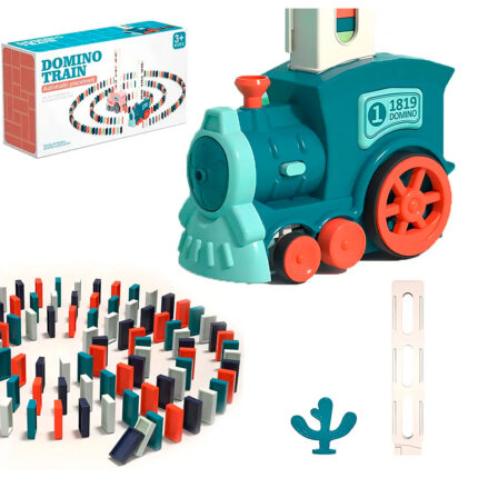 Apilable Juguete Educativo Tren Dominó Automático
