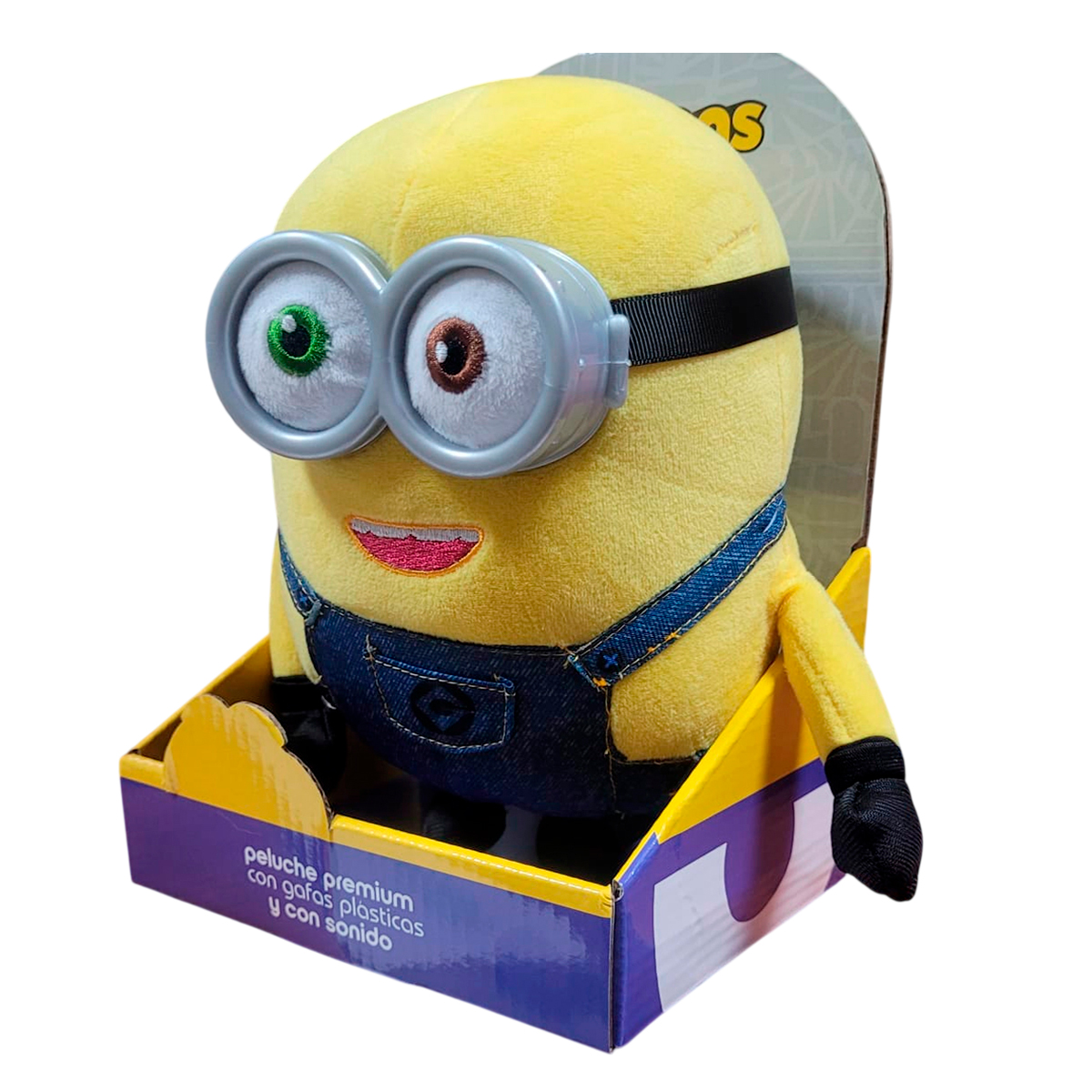 Peluche Minions Bob Con Frases Y Sonido 20cm Phi Phi Toys