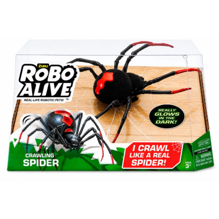 Robo Alive Araña Robot Brilla En La Oscuridad